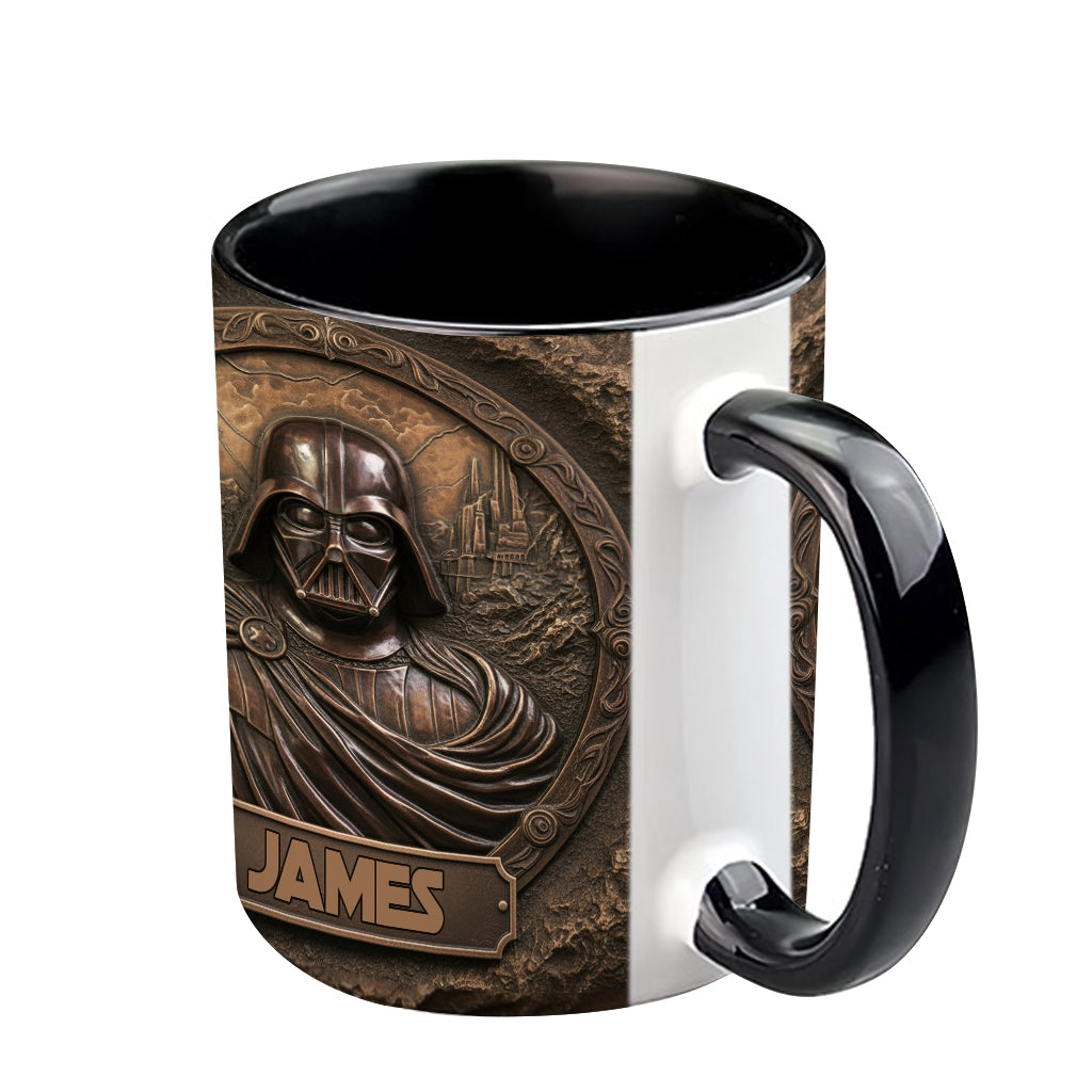 Welcome To The Dark - Personalized The Force Accent Mug