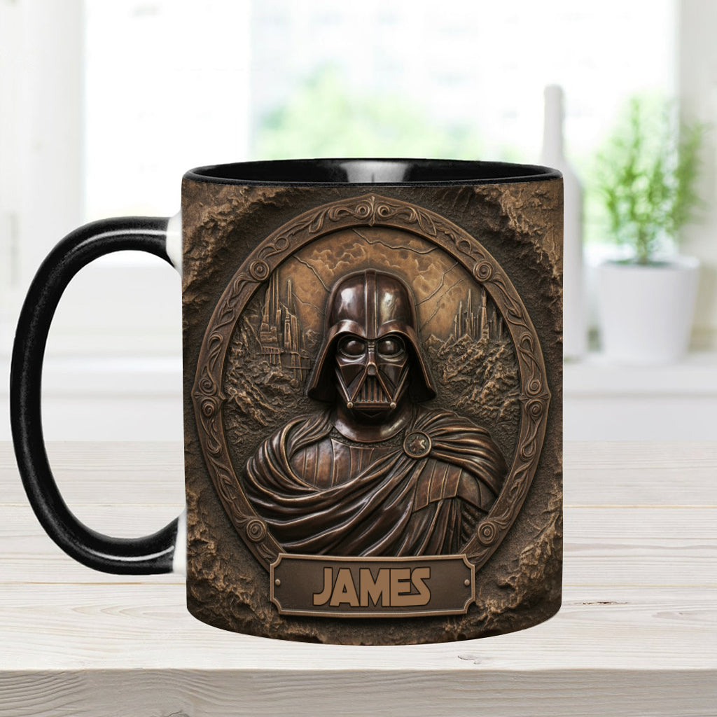 Welcome To The Dark - Personalized The Force Accent Mug