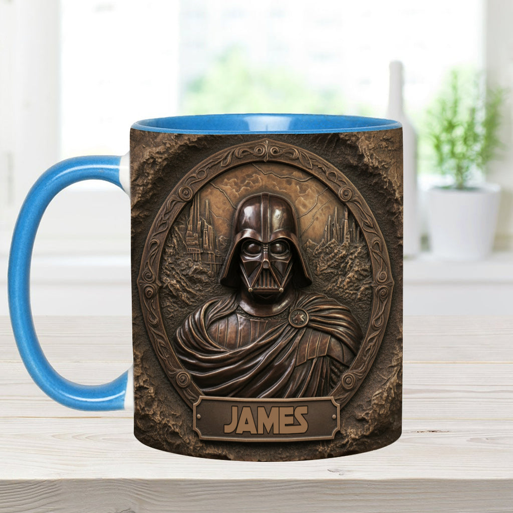 Welcome To The Dark - Personalized The Force Accent Mug