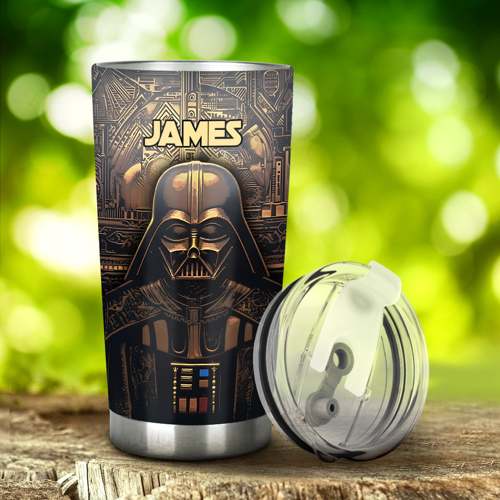 Hello Darkness - Personalized The Force Tumbler