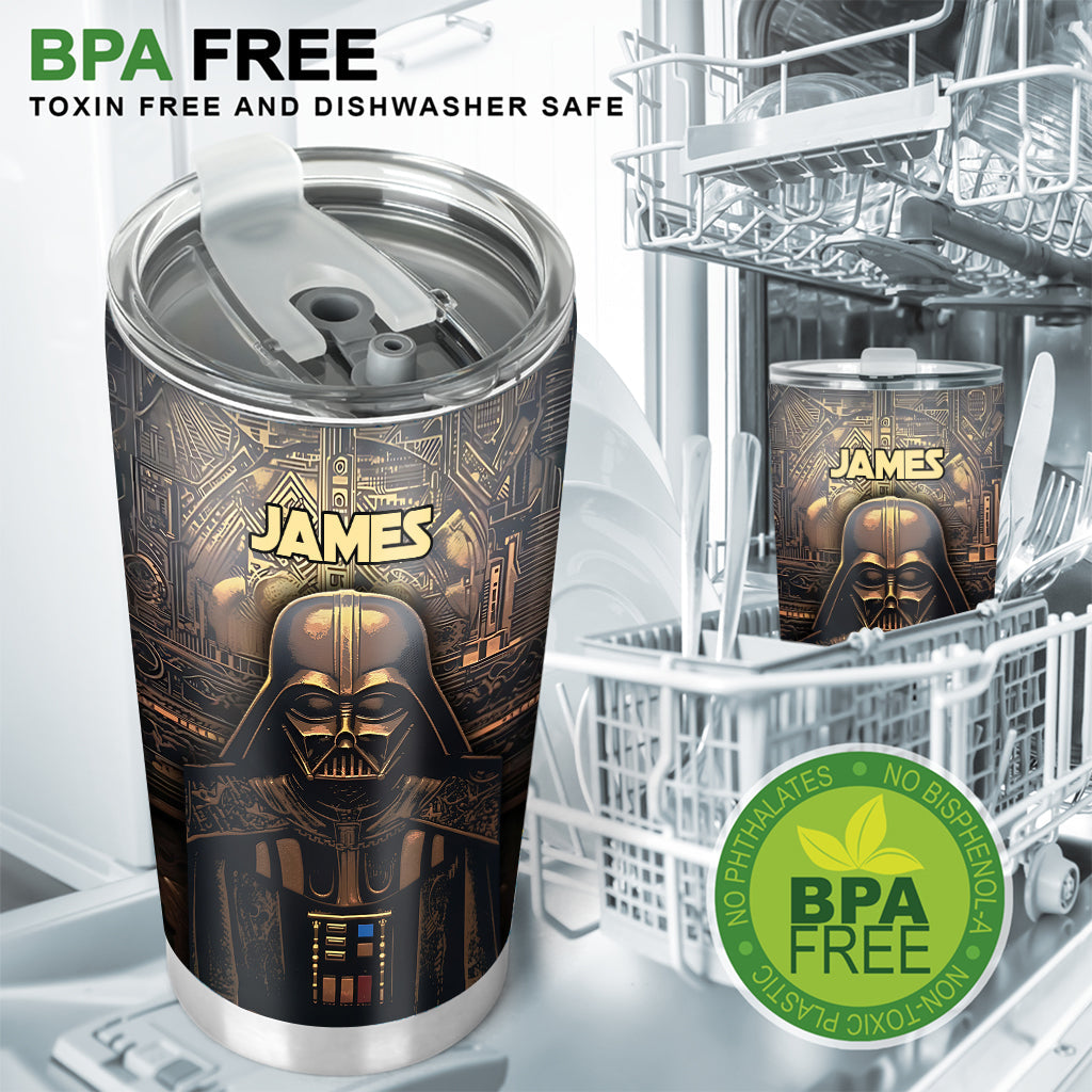 Hello Darkness - Personalized The Force Tumbler