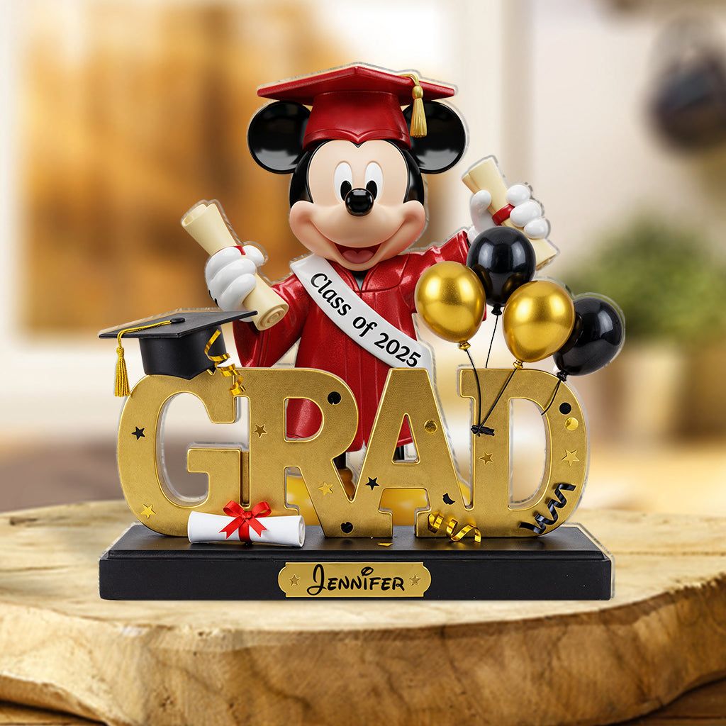 Class Of 2025 - Personalized Mouse Custom Shaped Acrylic Plaque