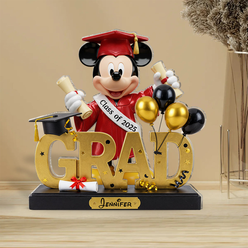 Class Of 2025 - Personalized Mouse Custom Shaped Acrylic Plaque