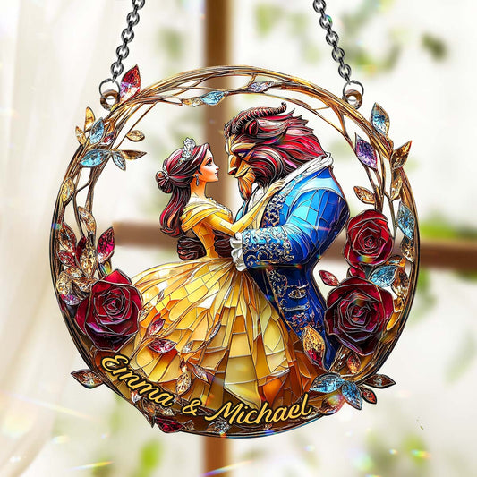 You & Me We Got This - Personalized Mouse Window Hanging Suncatcher Ornament