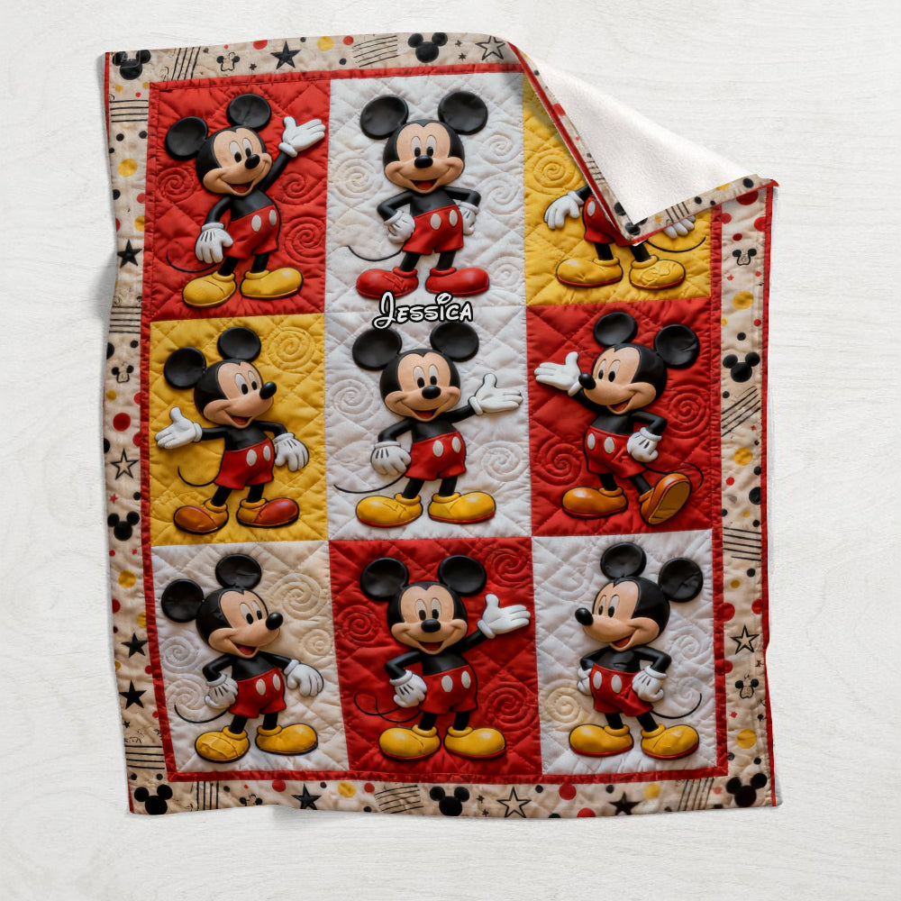 Just A Girl Who Loves Magic - Personalized Mouse Blanket