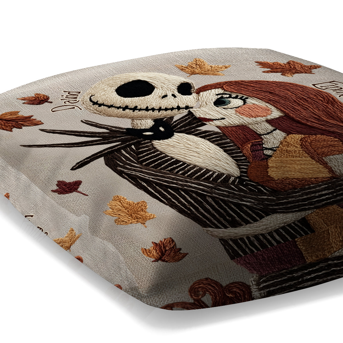 We're Simply Meant To Be - Personalized Nightmare Throw Pillow