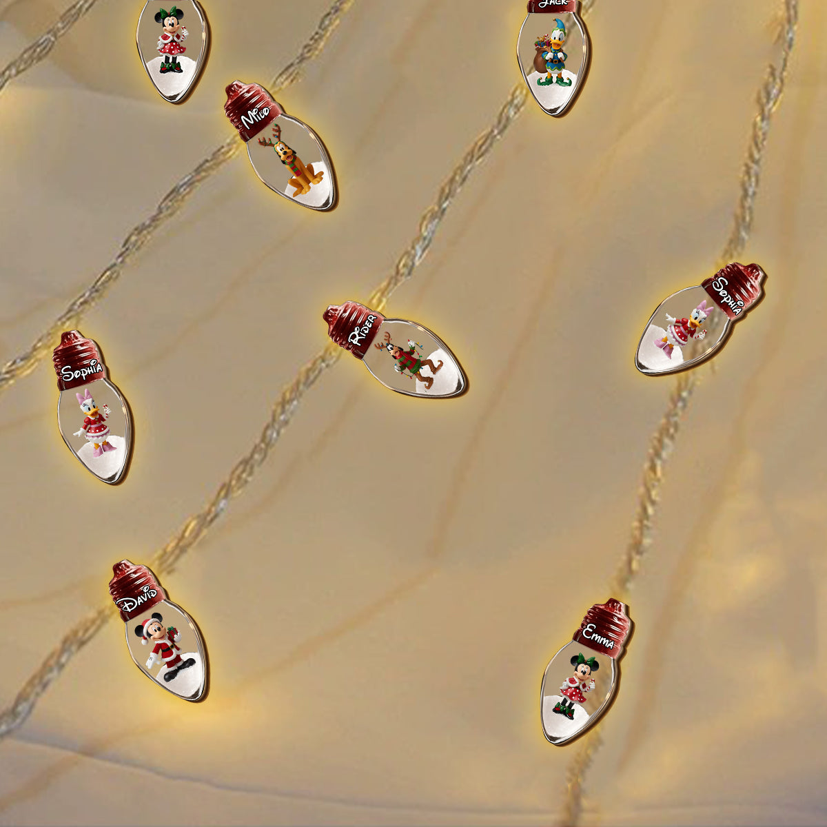 Magical Christmas 2025 - Personalized Mouse String Lights