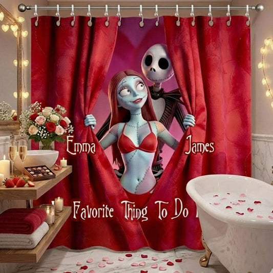 Funny Gift For Couple - Personalized Nightmare Blackout Window Curtain/ Drapes Set
