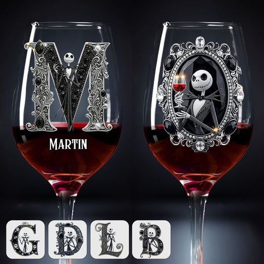 The Nightmare - Personalized Nightmare Wine Glass With Long Stem