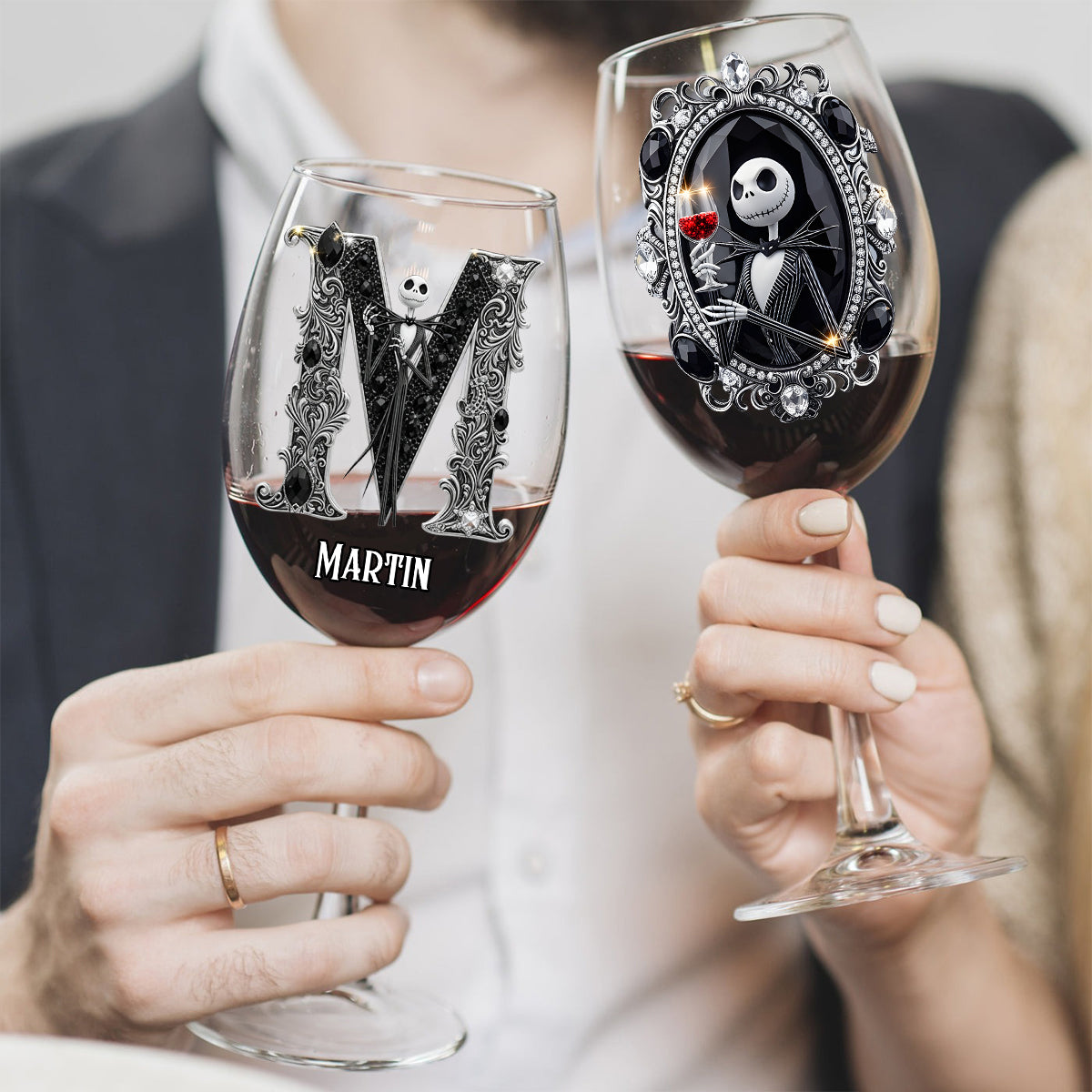 The Nightmare - Personalized Nightmare Wine Glass With Long Stem