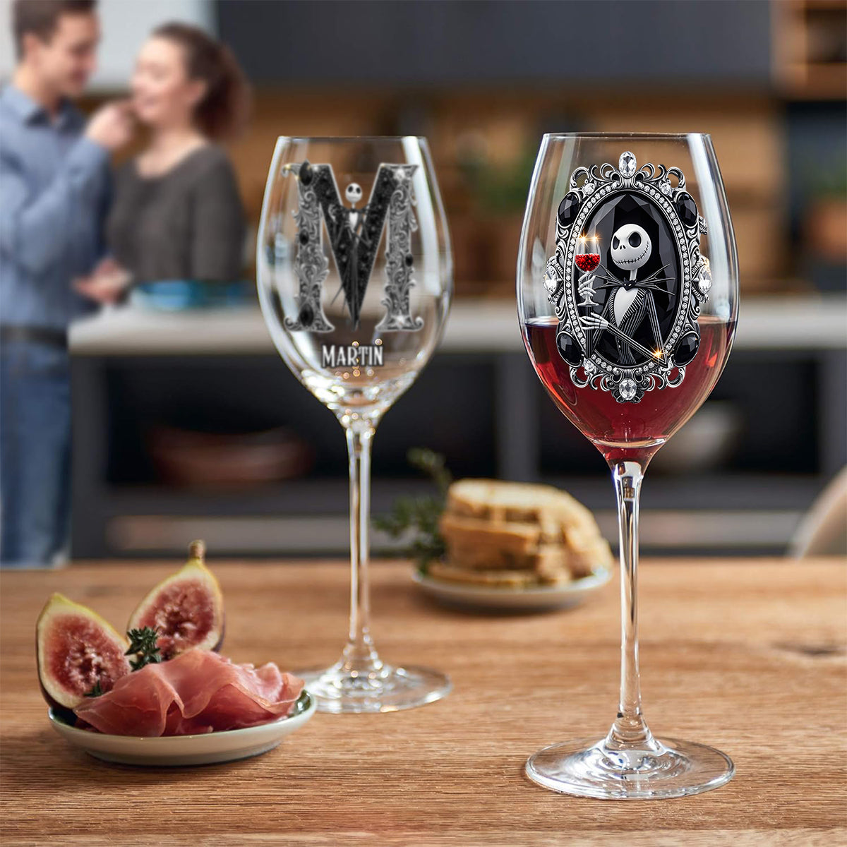 The Nightmare - Personalized Nightmare Wine Glass With Long Stem