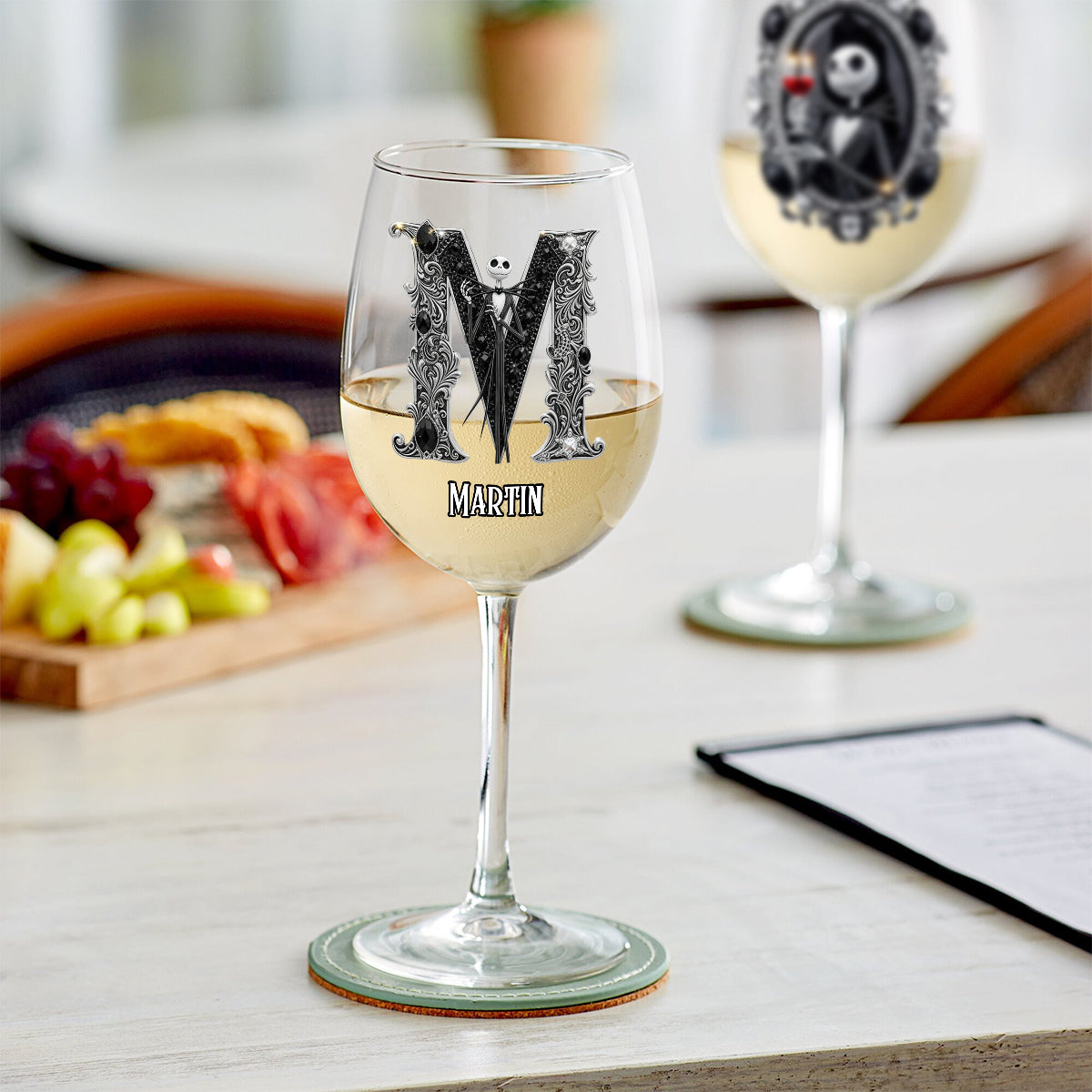 The Nightmare - Personalized Nightmare Wine Glass With Long Stem