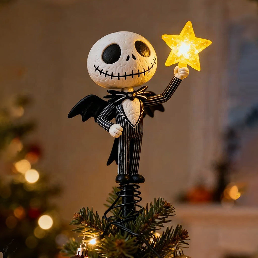Merry Christmas - Nightmare LED Light Tree Topper