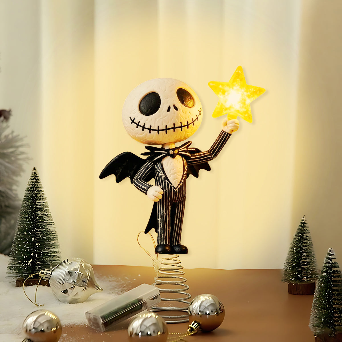 Merry Christmas - Nightmare LED Light Tree Topper