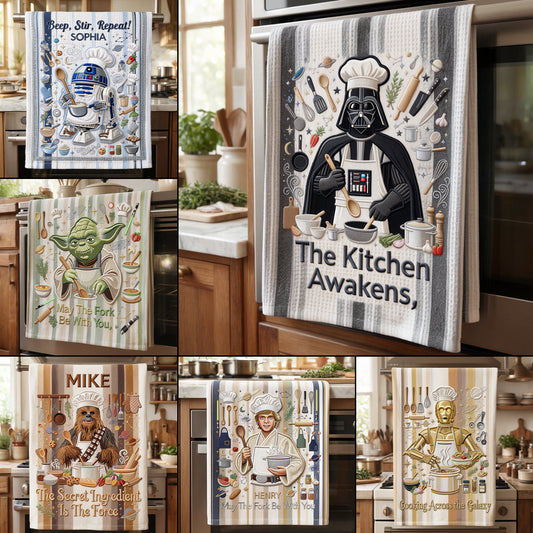 The Kitchen Awakens - Personalized The Force Towel