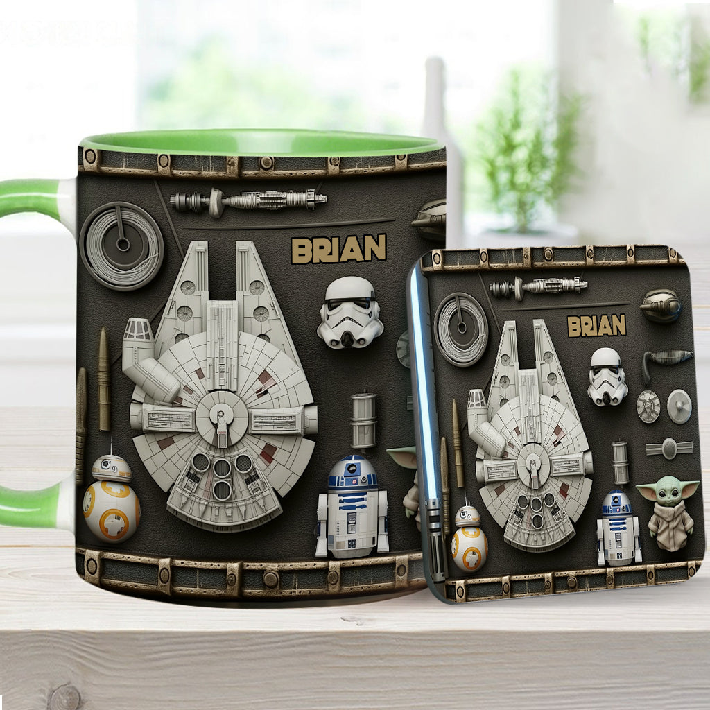 The Force - Personalized The Force Accent Mug