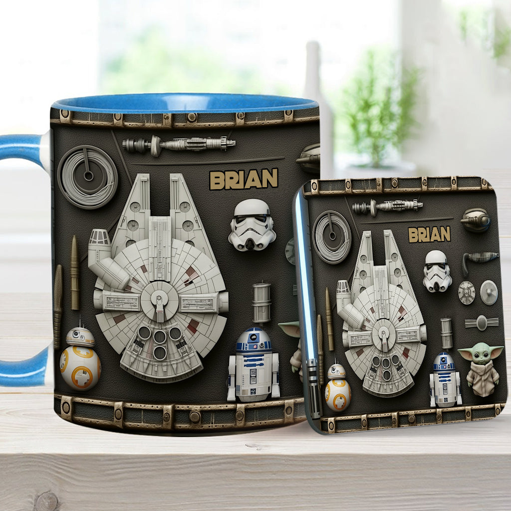 The Force - Personalized The Force Accent Mug