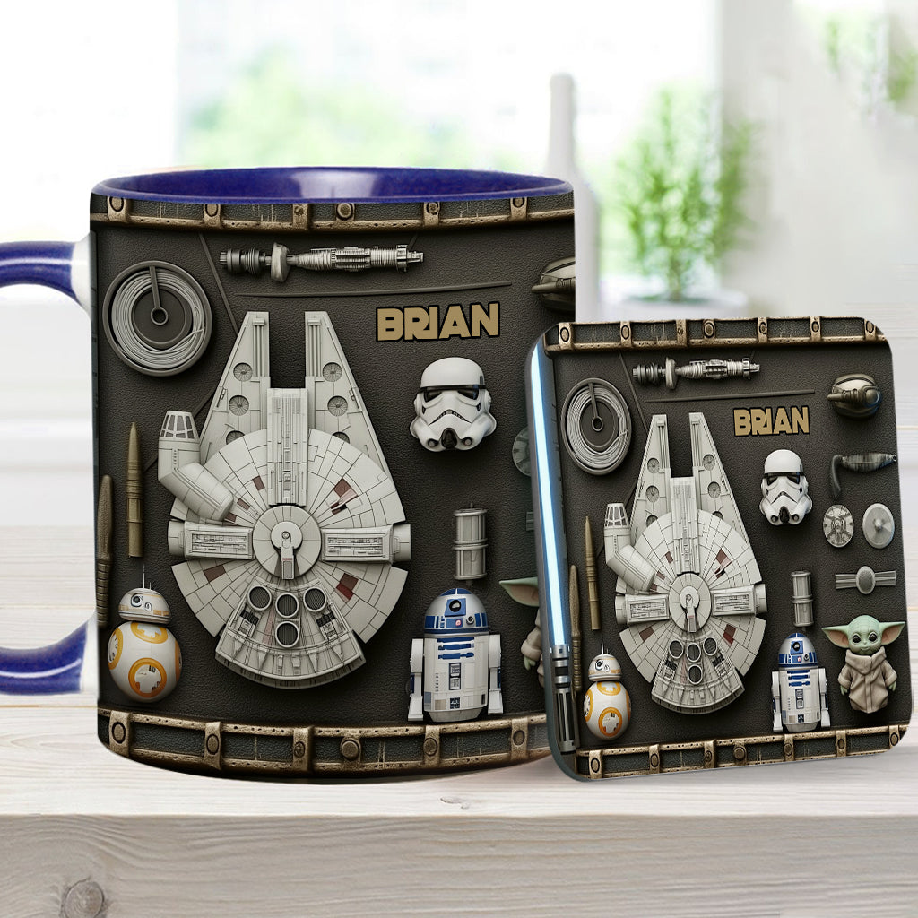 The Force - Personalized The Force Accent Mug