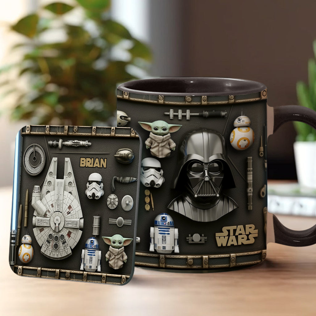 The Force - Personalized The Force Accent Mug