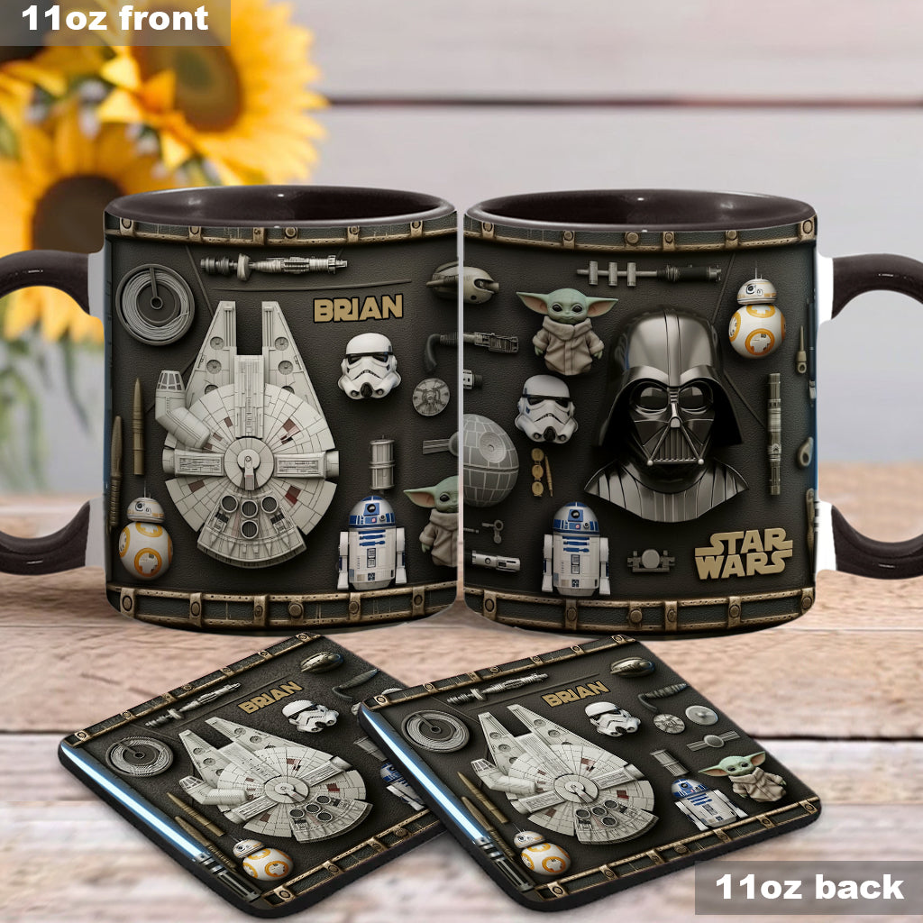 The Force - Personalized The Force Accent Mug