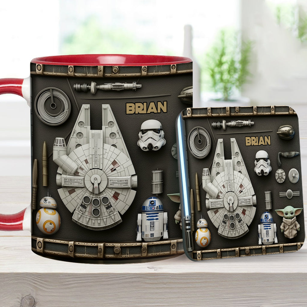 The Force - Personalized The Force Accent Mug