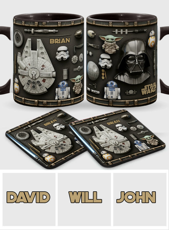 The Force - Personalized The Force Accent Mug