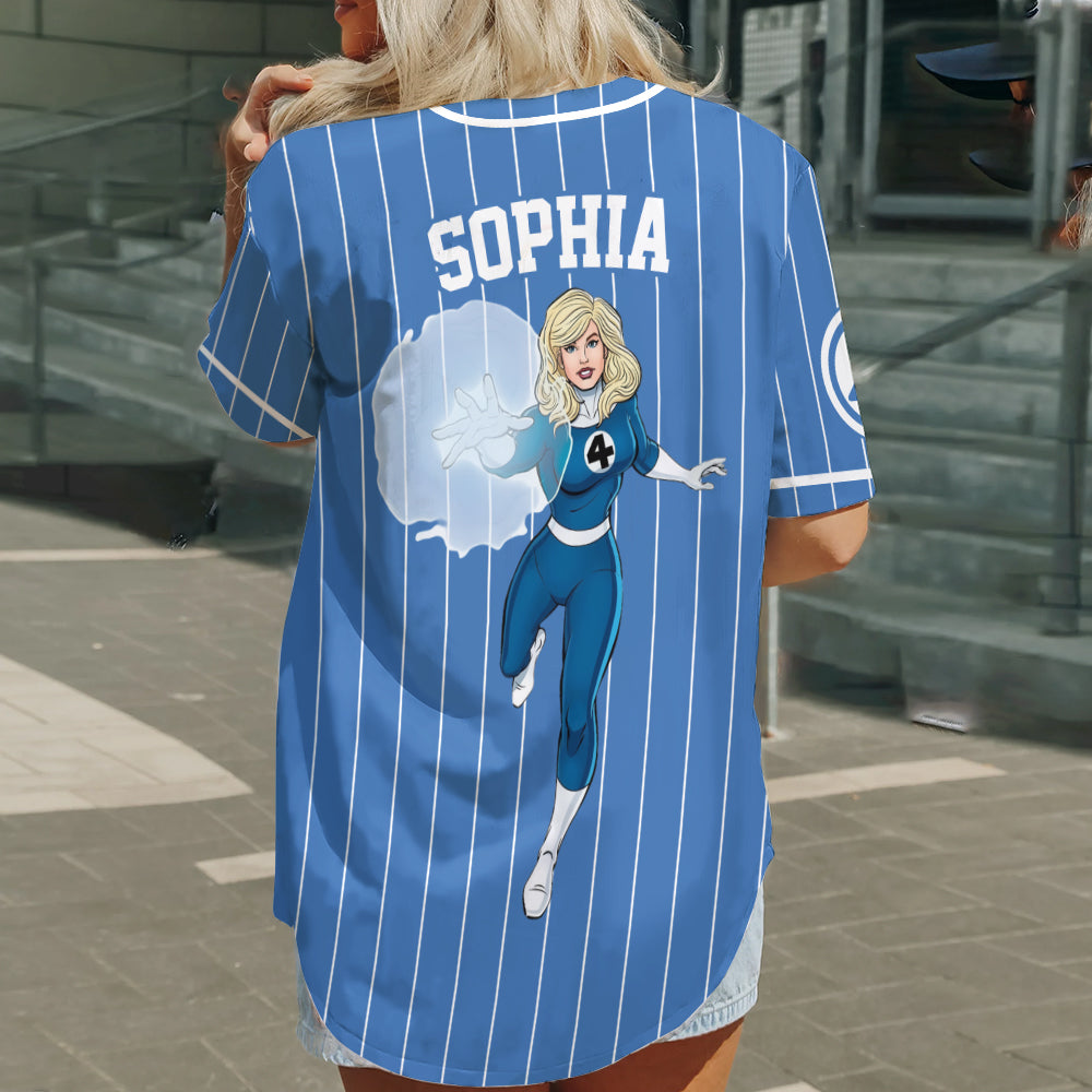 The Fantastic - Personalized Marvelous Universe Baseball Jersey
