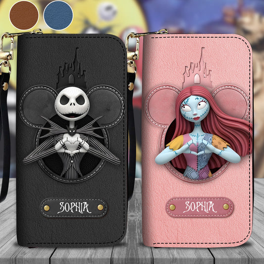 Nightmare - Personalized Nightmare Leather Long Wallet