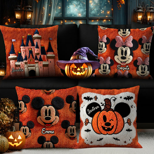 Magical Friends - Personalized Mouse Throw Pillow