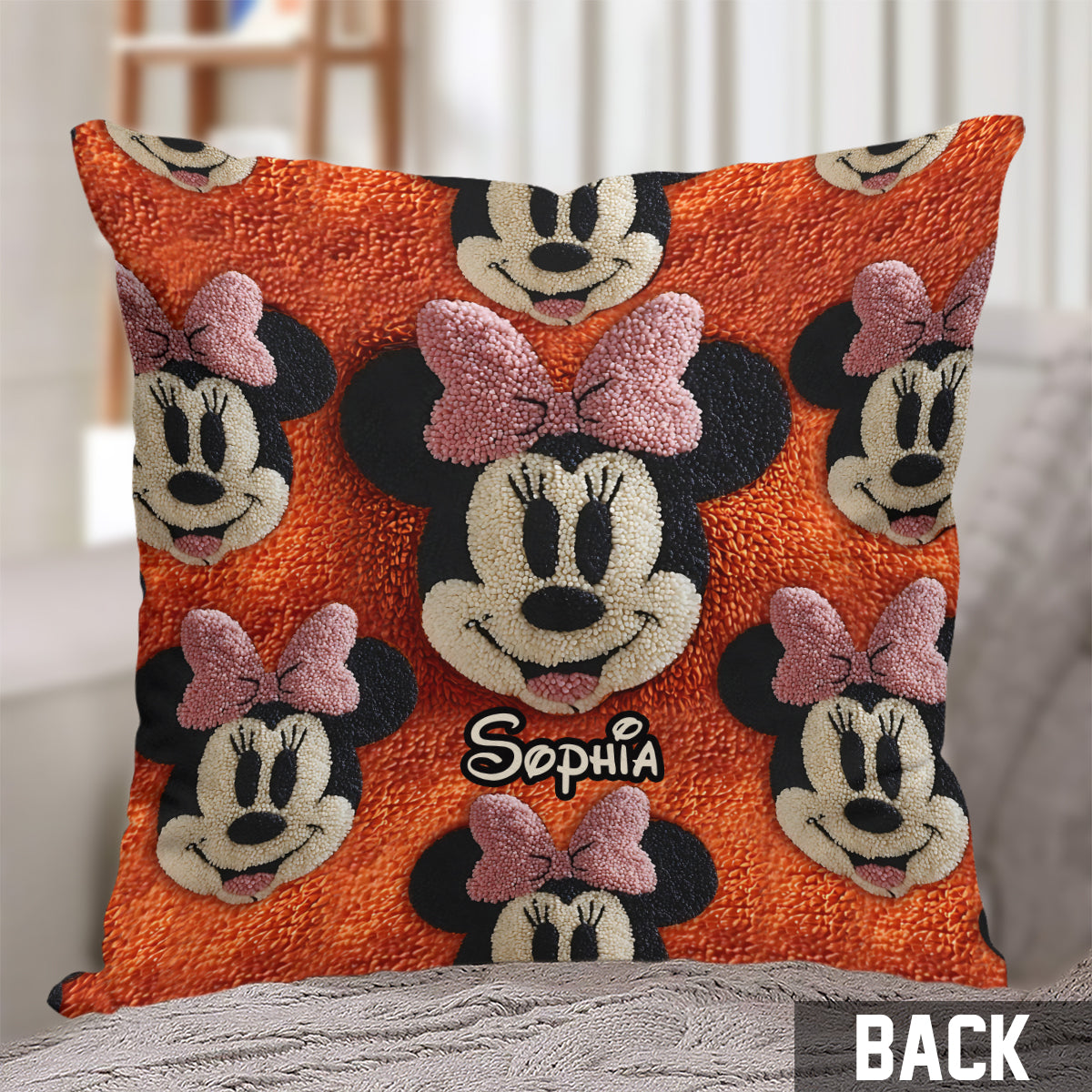 Magical Friends - Personalized Mouse Throw Pillow