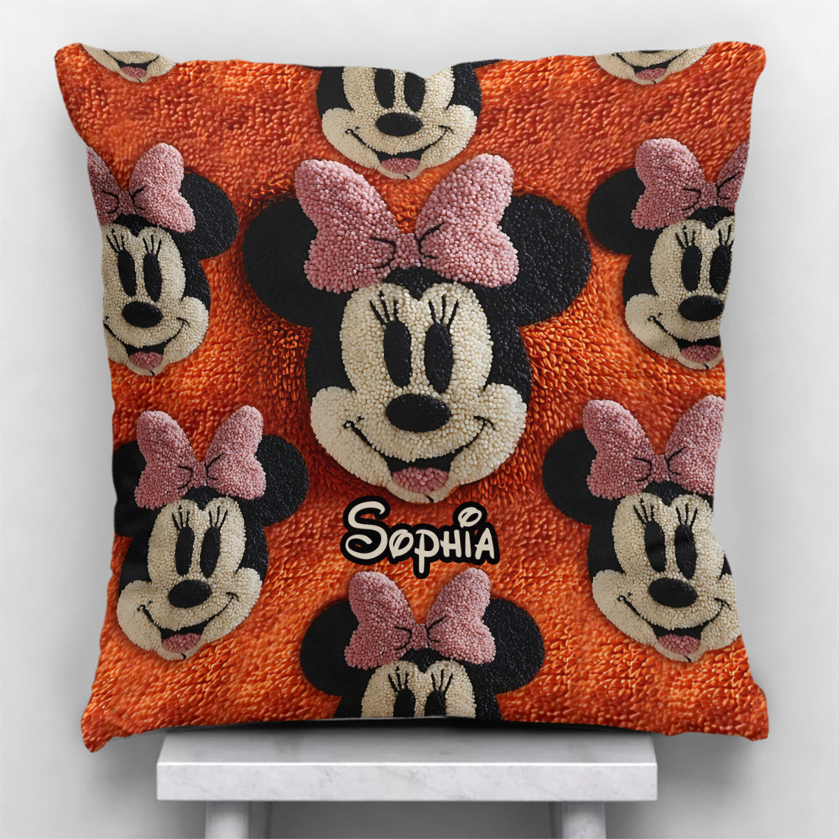 Magical Friends - Personalized Mouse Throw Pillow