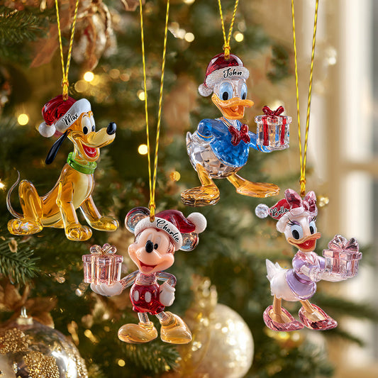 Merry Christmas - Personalized Mouse Ornament