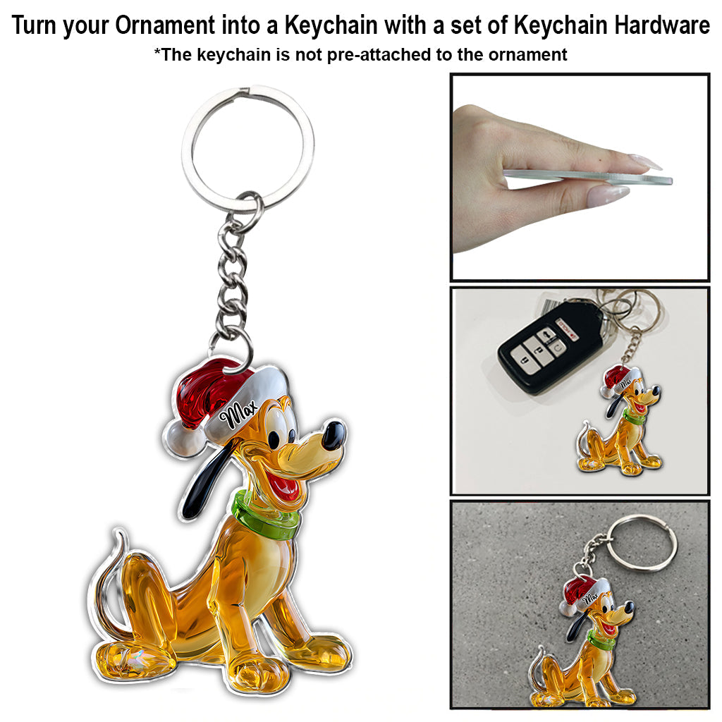 Merry Christmas - Personalized Mouse Ornament