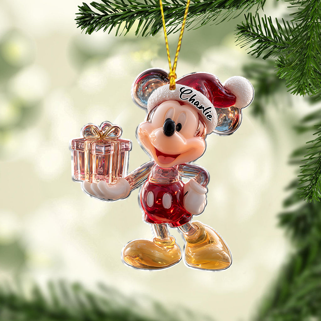 Merry Christmas - Personalized Mouse Ornament