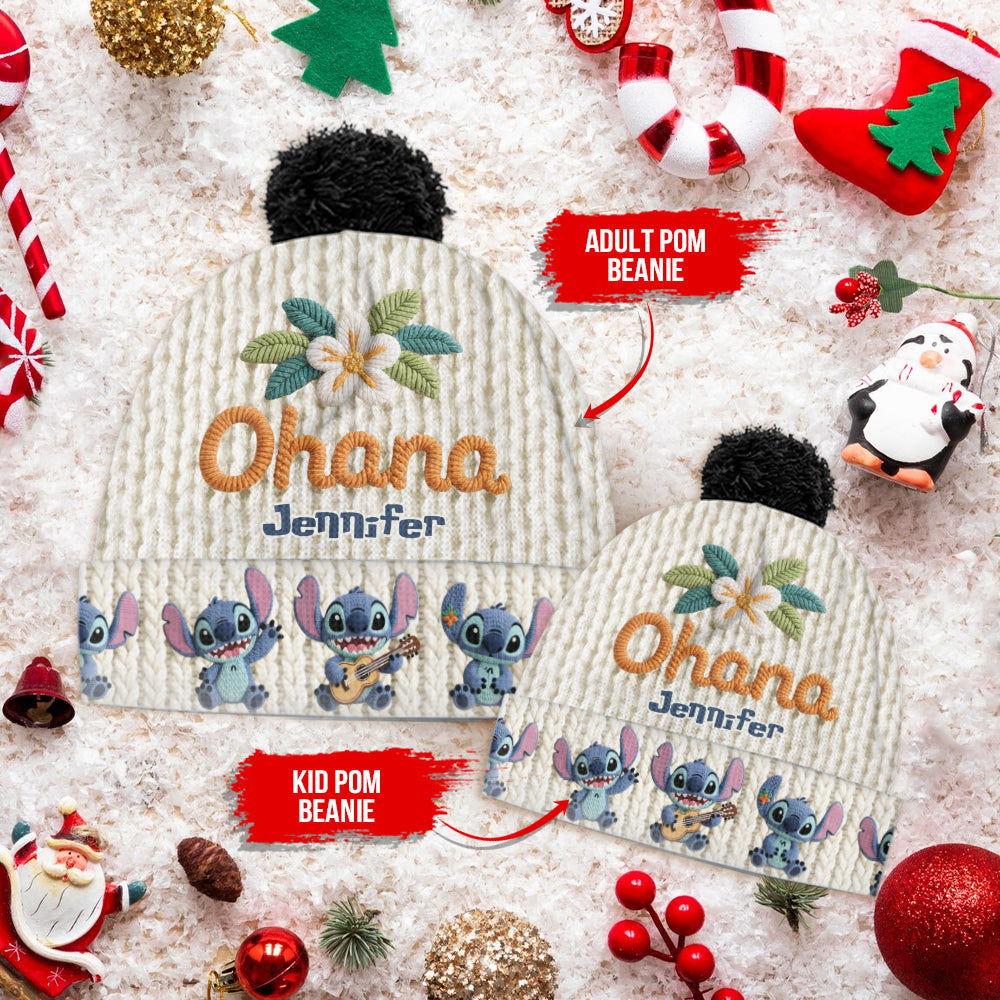 Ohana - Personalized Ohana Beanie Hat