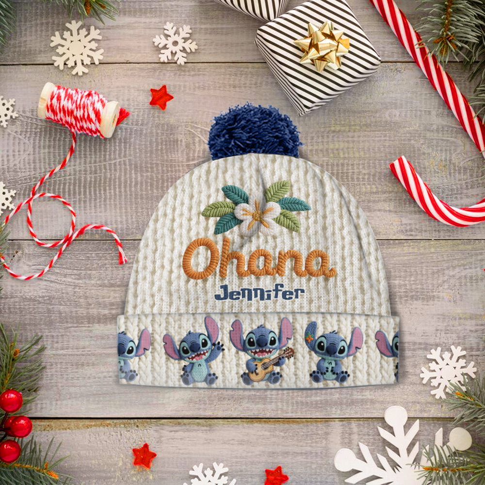 Ohana - Personalized Ohana Beanie Hat