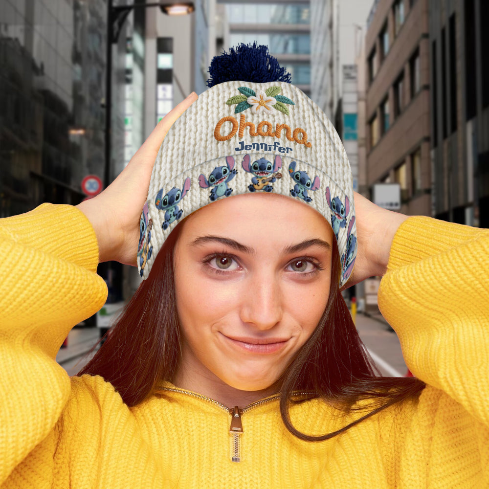 Ohana - Personalized Ohana Beanie Hat