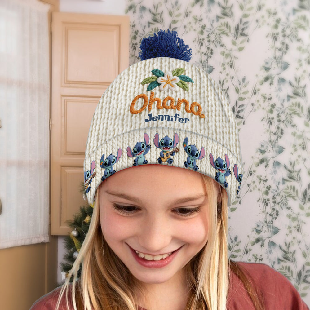 Ohana - Personalized Ohana Beanie Hat