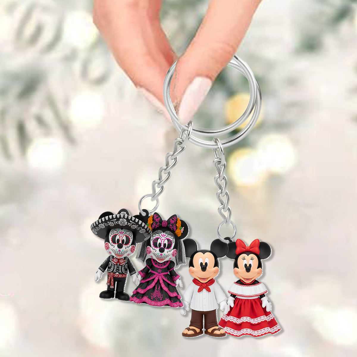 Global Advent Calendar, Traditional Costumes - Personalized Mouse Advent Calendar With Ornaments