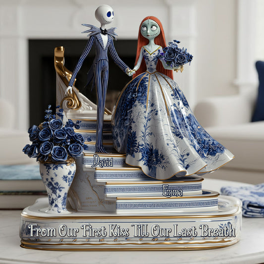 From Our First Kiss Till Our Last Breath - Personalized Nightmare Custom Shaped Acrylic Plaque