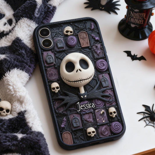 Fantasy Nightmare - Personalized Nightmare Leather Phone Case