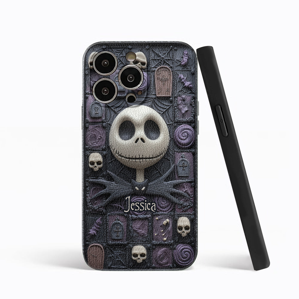 Fantasy Nightmare - Personalized Nightmare Leather Phone Case