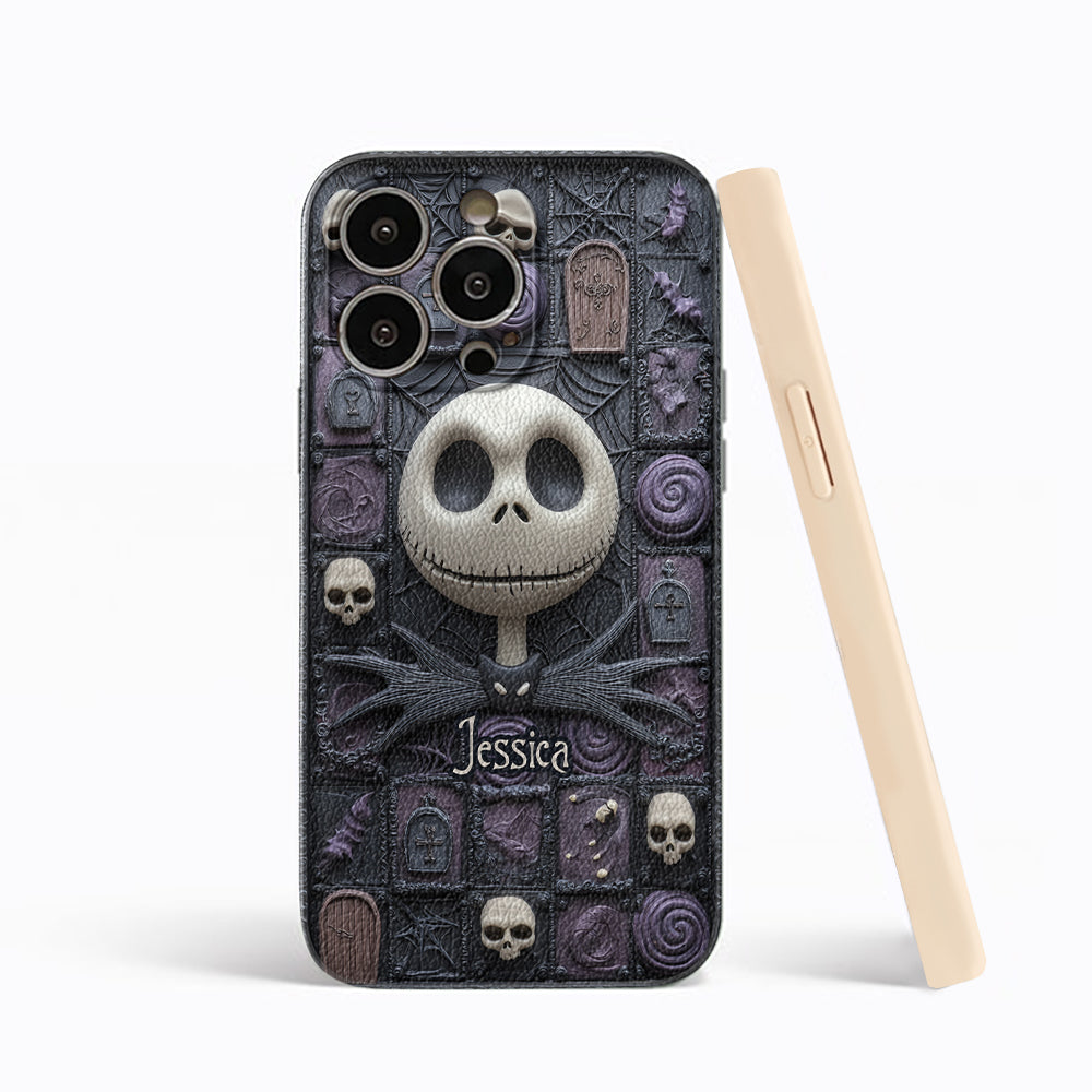 Fantasy Nightmare - Personalized Nightmare Leather Phone Case