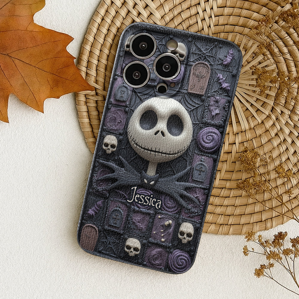 Fantasy Nightmare - Personalized Nightmare Leather Phone Case