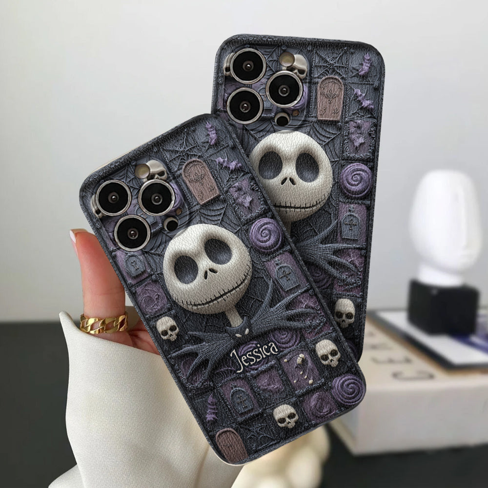 Fantasy Nightmare - Personalized Nightmare Leather Phone Case