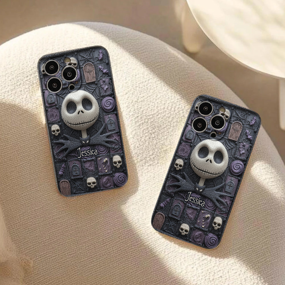 Fantasy Nightmare - Personalized Nightmare Leather Phone Case