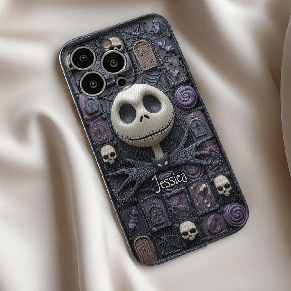 Fantasy Nightmare - Personalized Nightmare Leather Phone Case