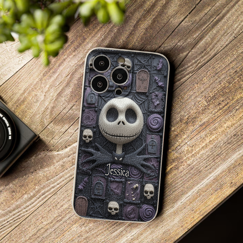 Fantasy Nightmare - Personalized Nightmare Leather Phone Case