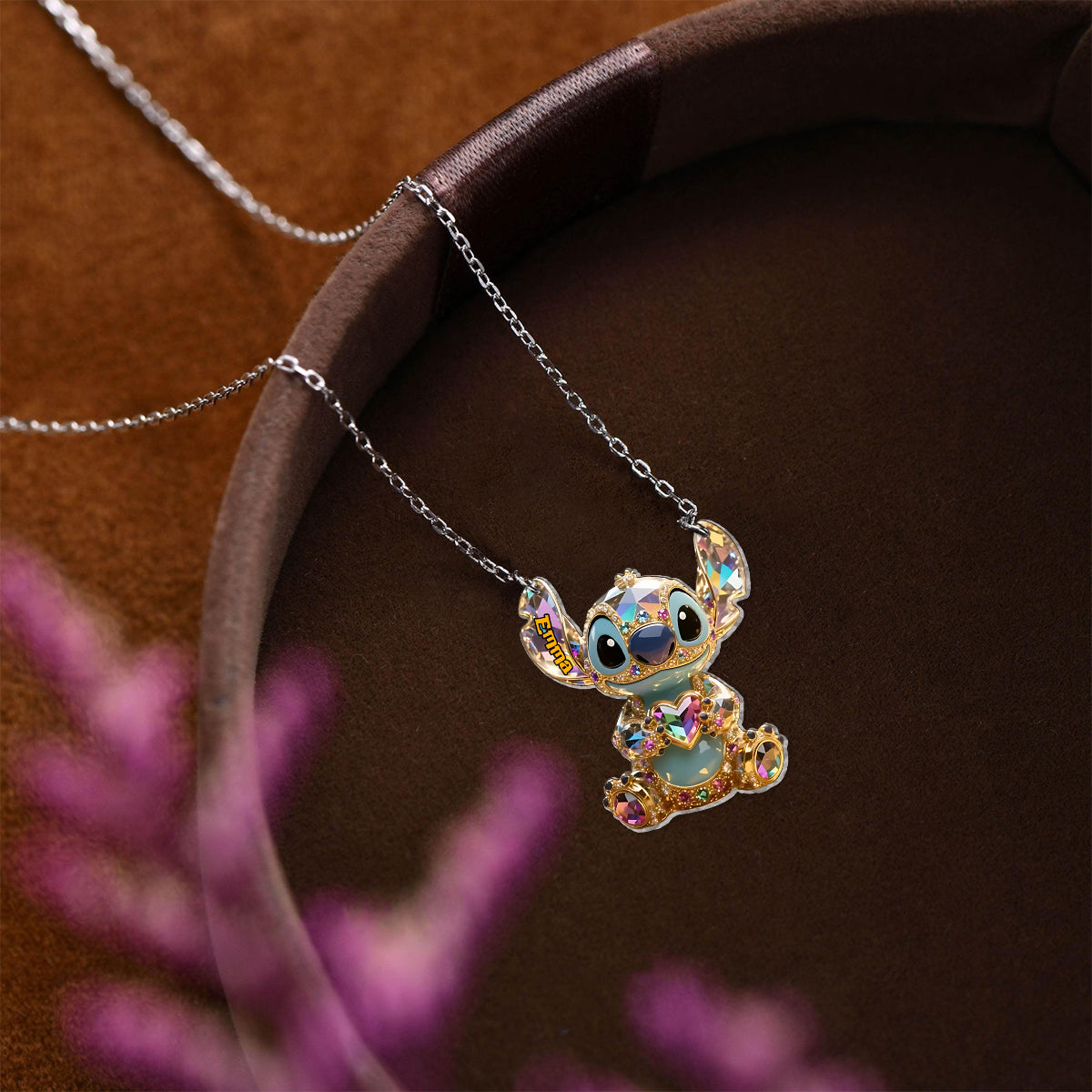 Ohana Means Family - Personalized Ohana Custom Shaped Pendant Necklace