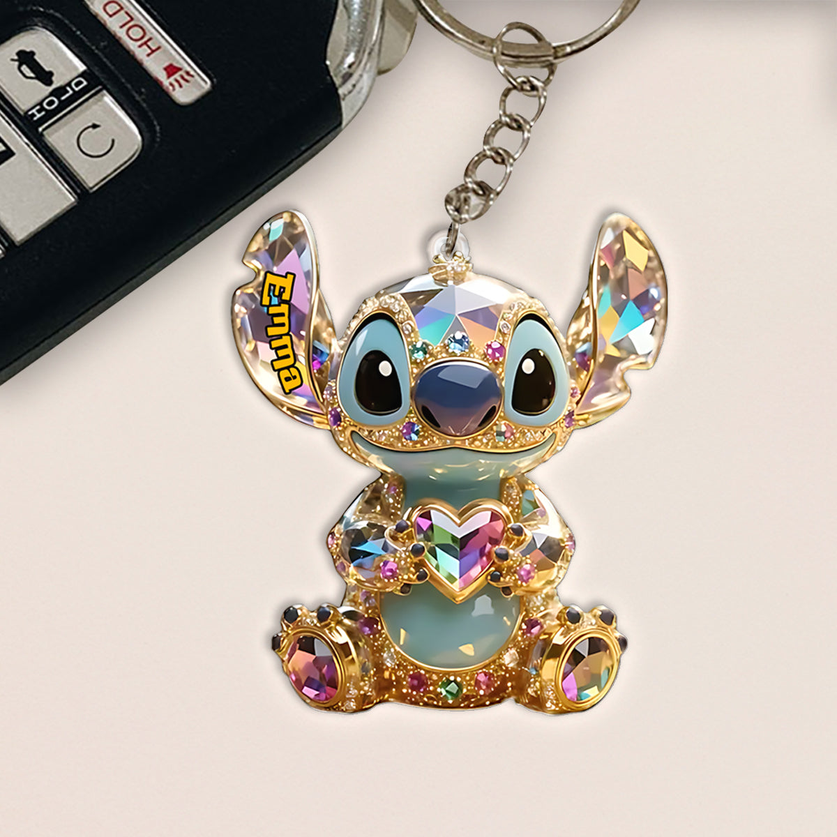 Ohana Means Family - Personalized Ohana Keychain
